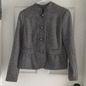 Apt. 9 gray and white tweed Blazer